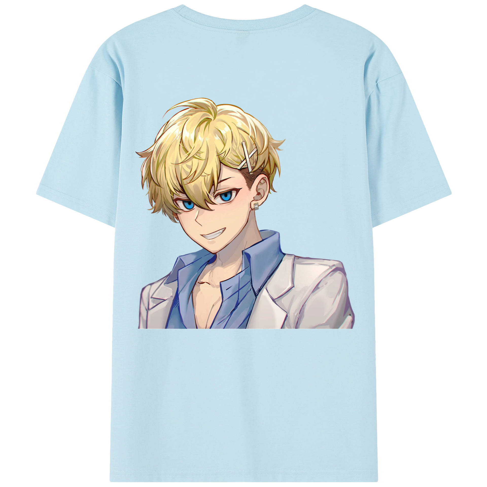 （画像用） 東京リベンジャーズ Tokyo Revengers 綿100％半袖Tシャツ（背面プリント）